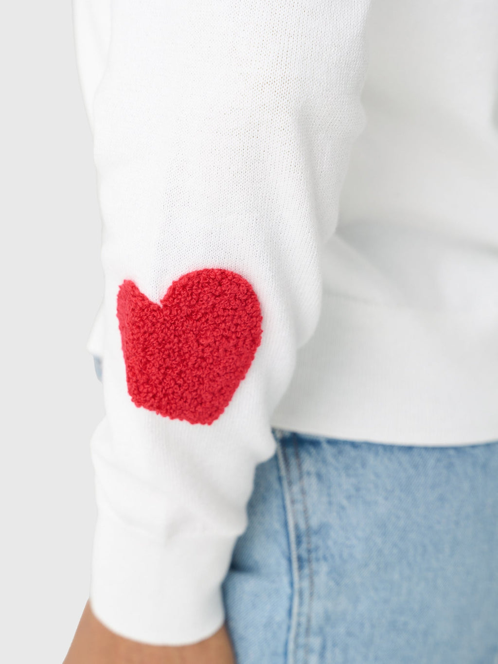 Eche Women's Heart Crew Sweater