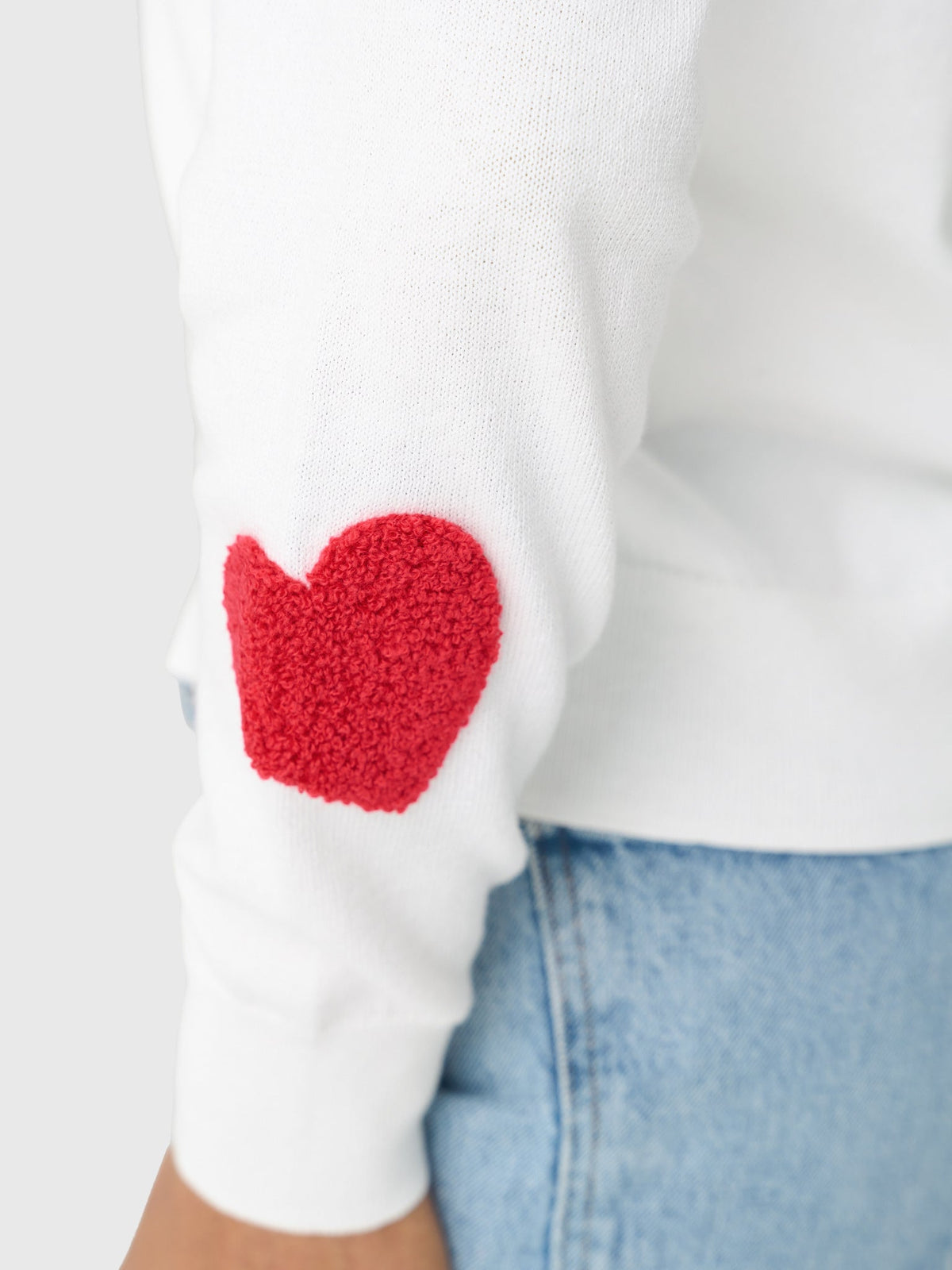 Eche Women's Heart Crew Sweater