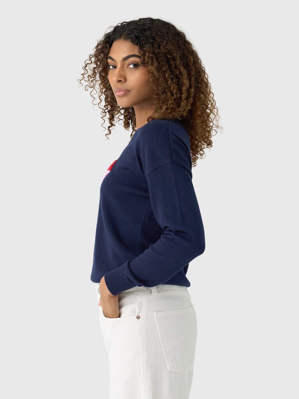 Eche Women's Lips Crew Sweater
