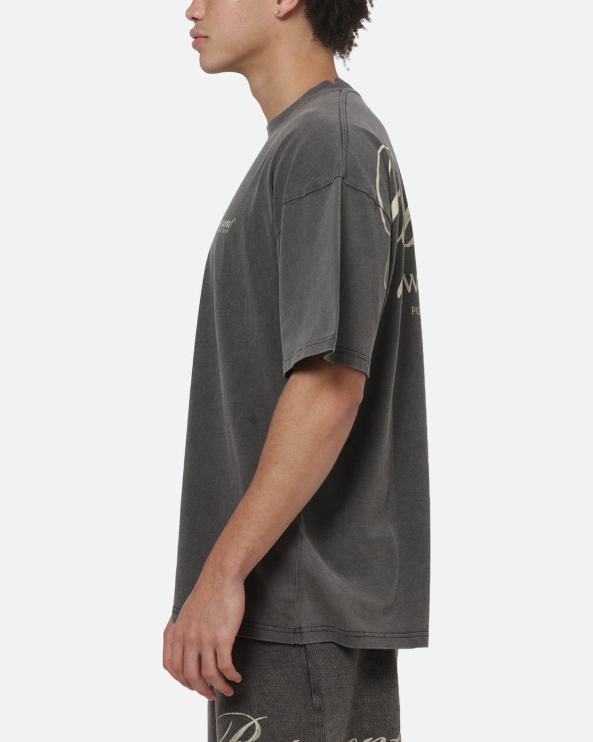 Represent Owners Club Script T-Shirt Vintage Grey