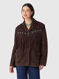 Berenice Women's Valenzo Suede Fringe Jacket