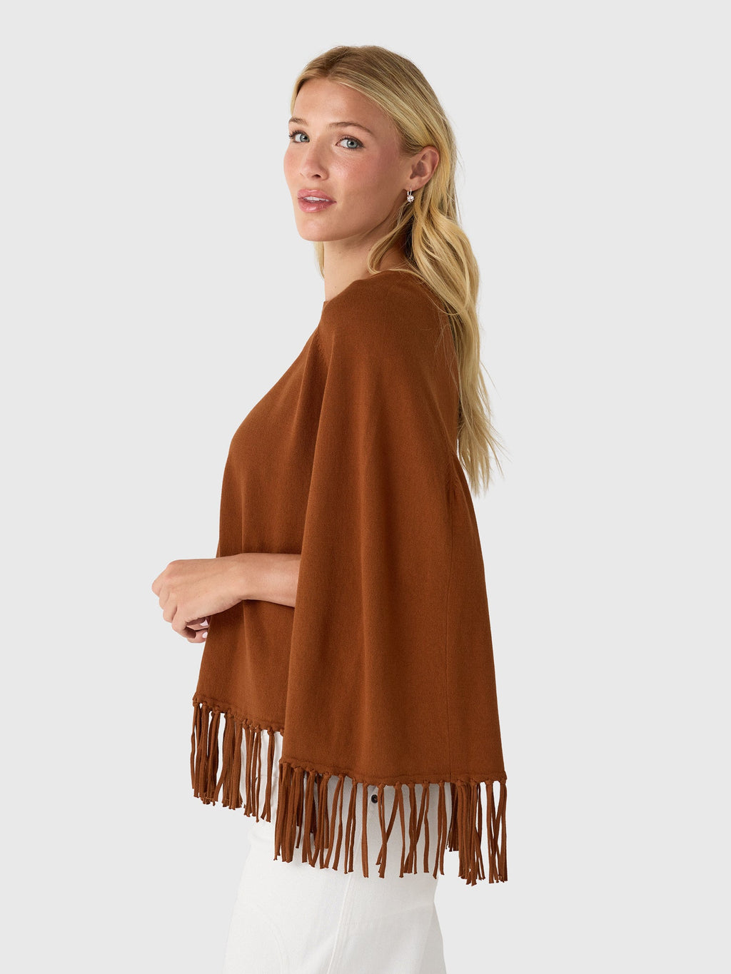 MVG Women's Fringe Poncho