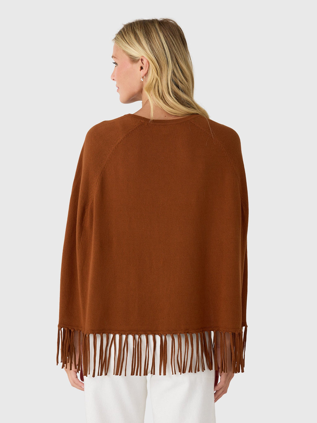 MVG Women's Fringe Poncho