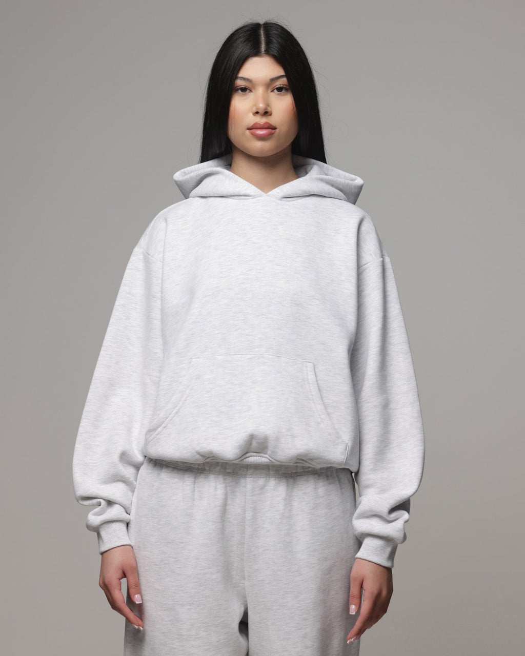 American Thrift Women's Classic Hoodie Grey Heather