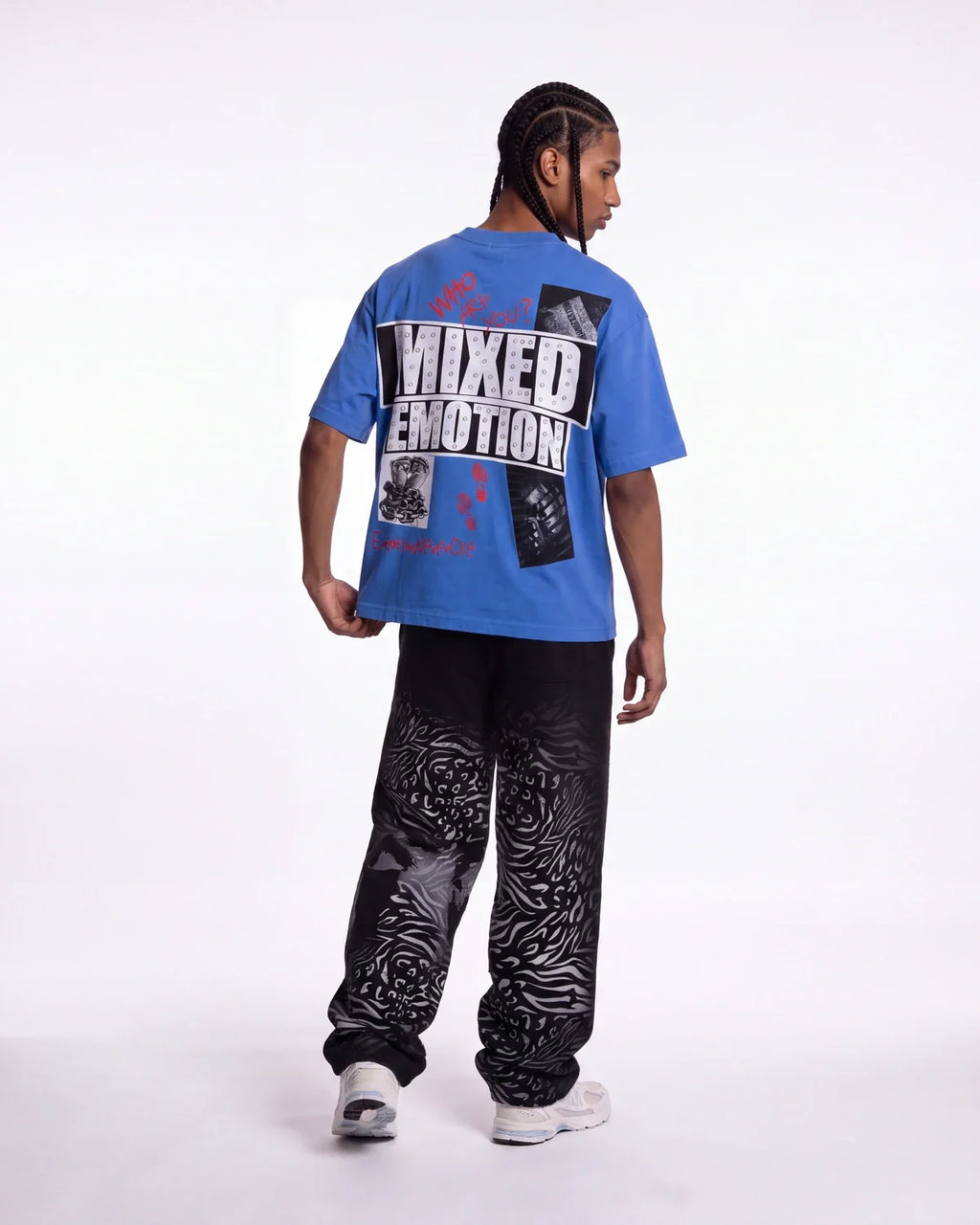 Mixed Emotions Lost Identity Tee Blue
