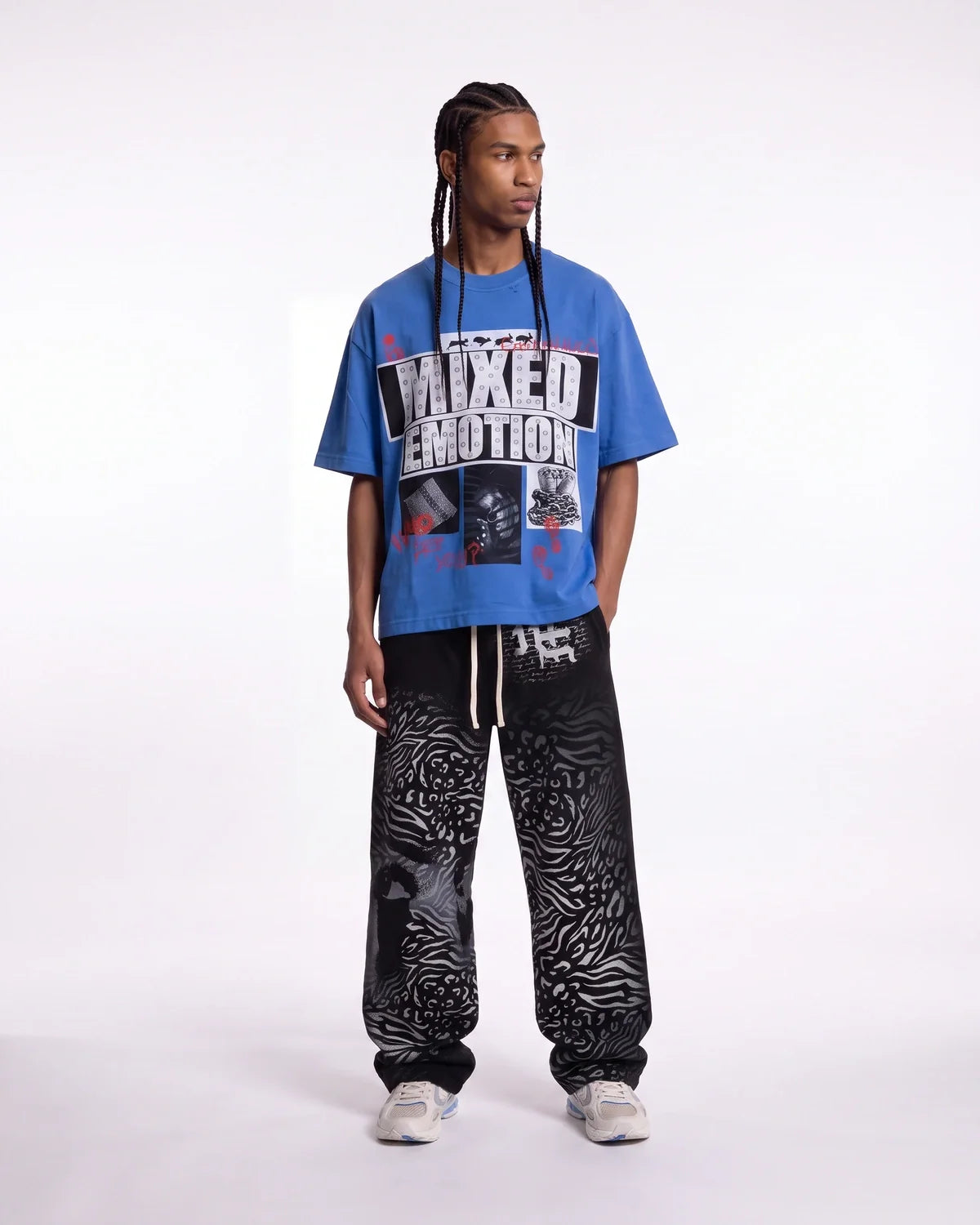 Mixed Emotions Lost Identity Tee Blue