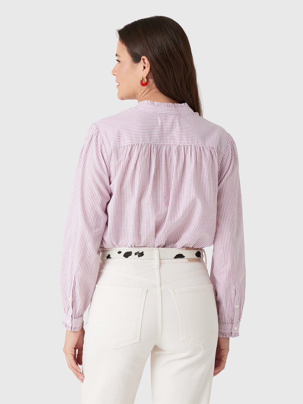 Alex Mill Women's Chantilly Striped Ruffle Shirt
