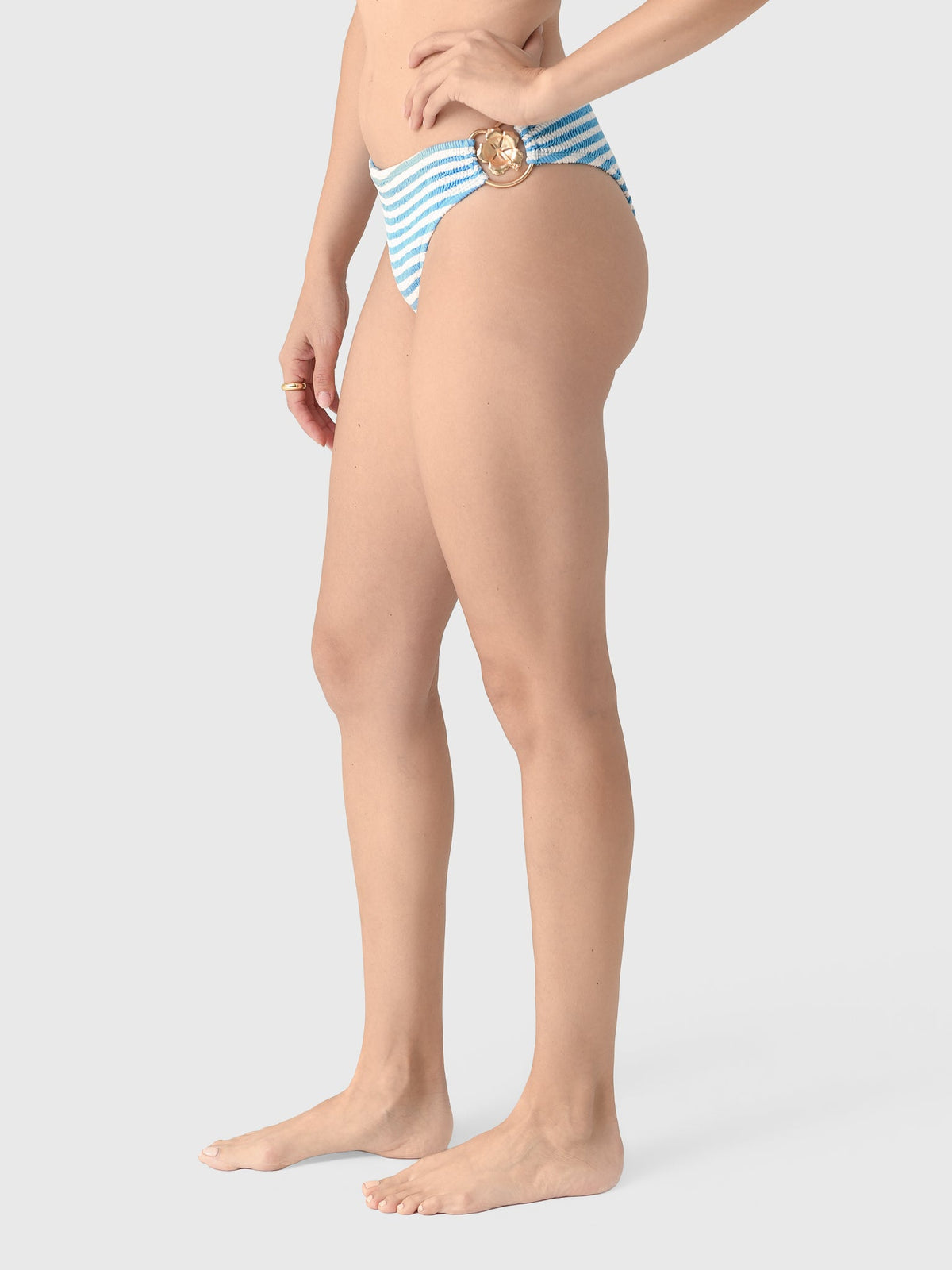 Cleonie Women's Rainbow Brief Bikini Bottom