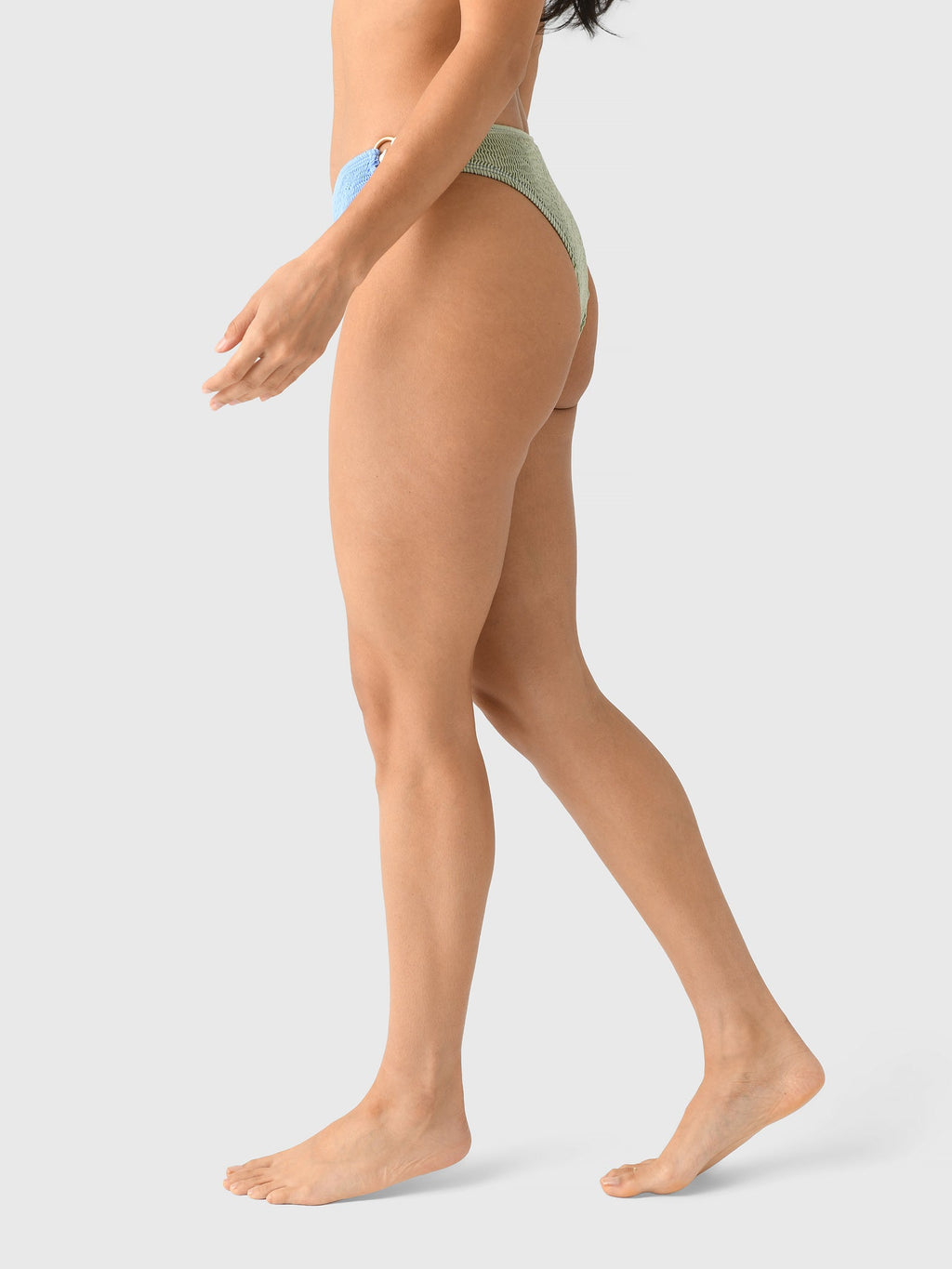 Cleonie Women's Rainbow Brief Bikini Bottom