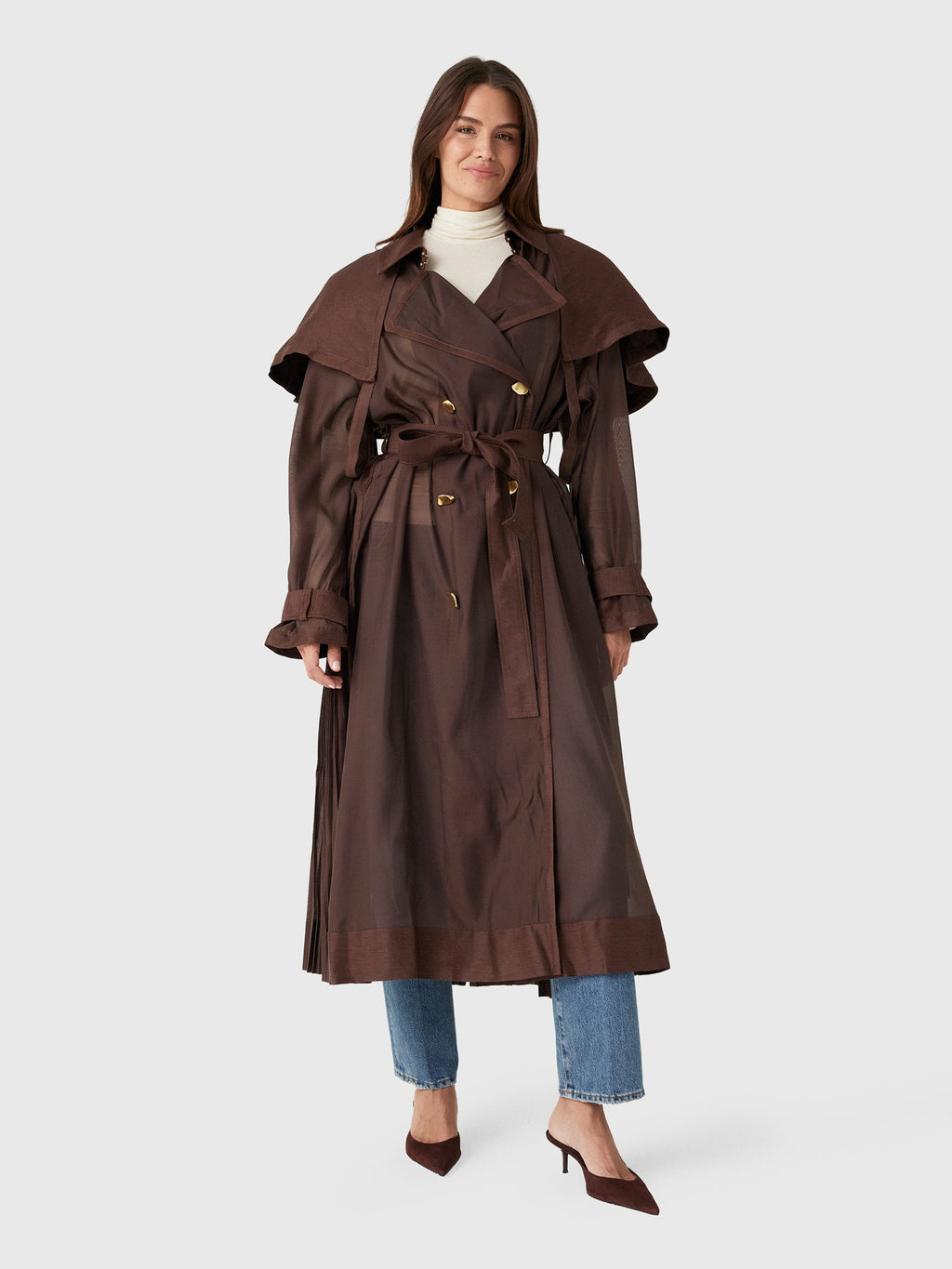 AJE Women's Whisper Trench Coat