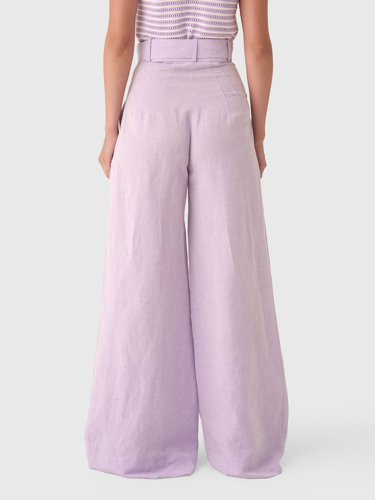 Matthew Bruch Women's Wide Leg Pleated Pant
