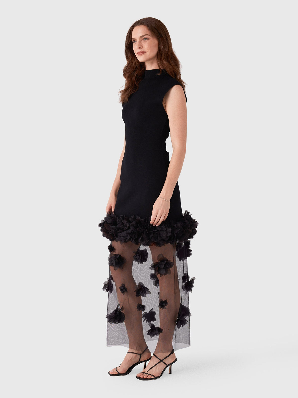 AJE Women's Fleura Knit Midi Dress