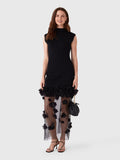 AJE Women's Fleura Knit Midi Dress
