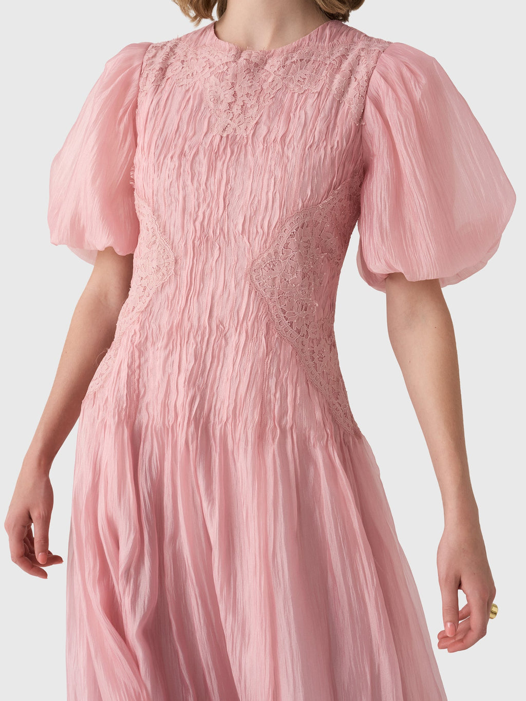 AJE Women's Ophelia Lace Midi Dress