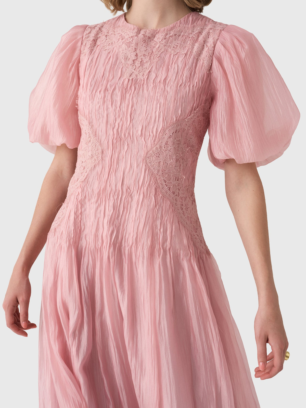 AJE Women's Ophelia Lace Midi Dress