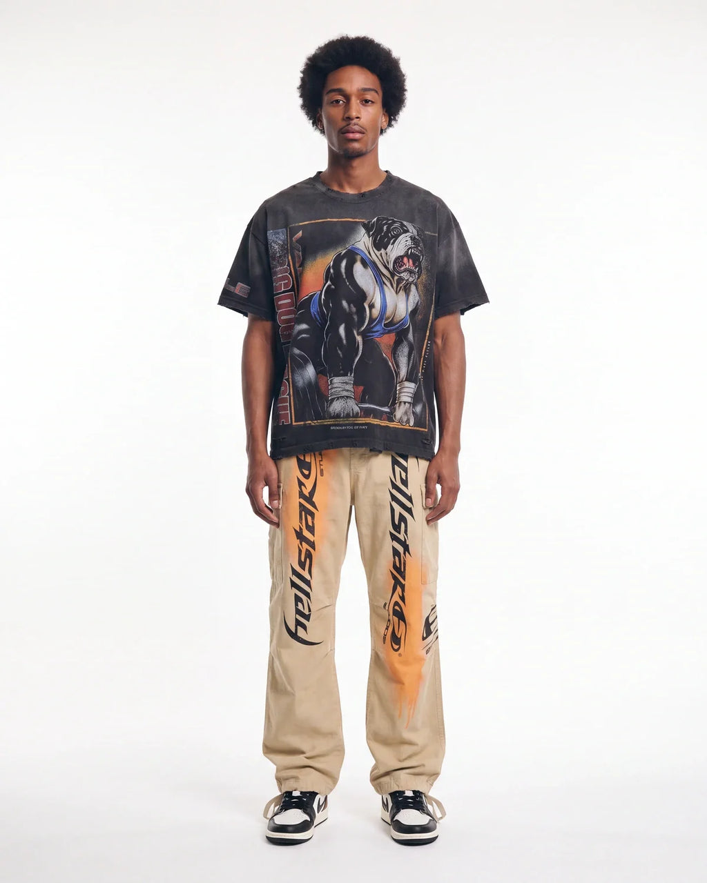Hellstar Spray Paint Studio Cargos