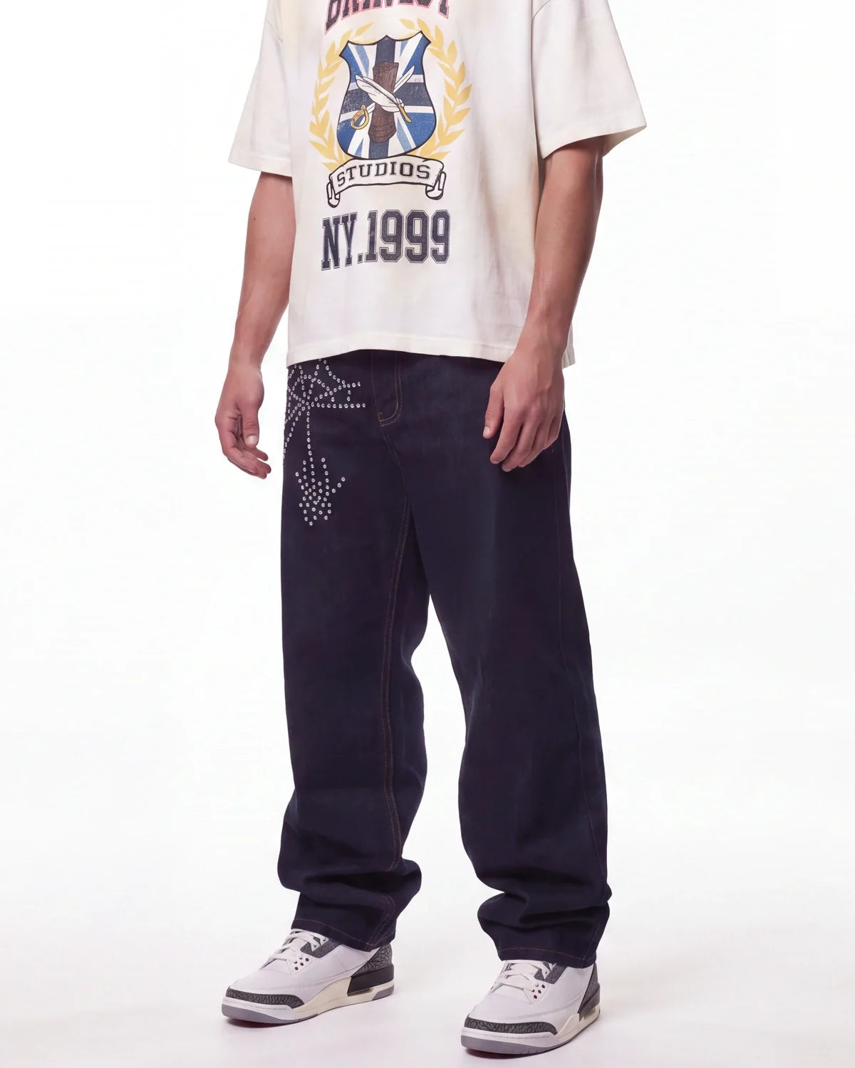 Boredom Kills Spider Pearl Denim Raw Indigo