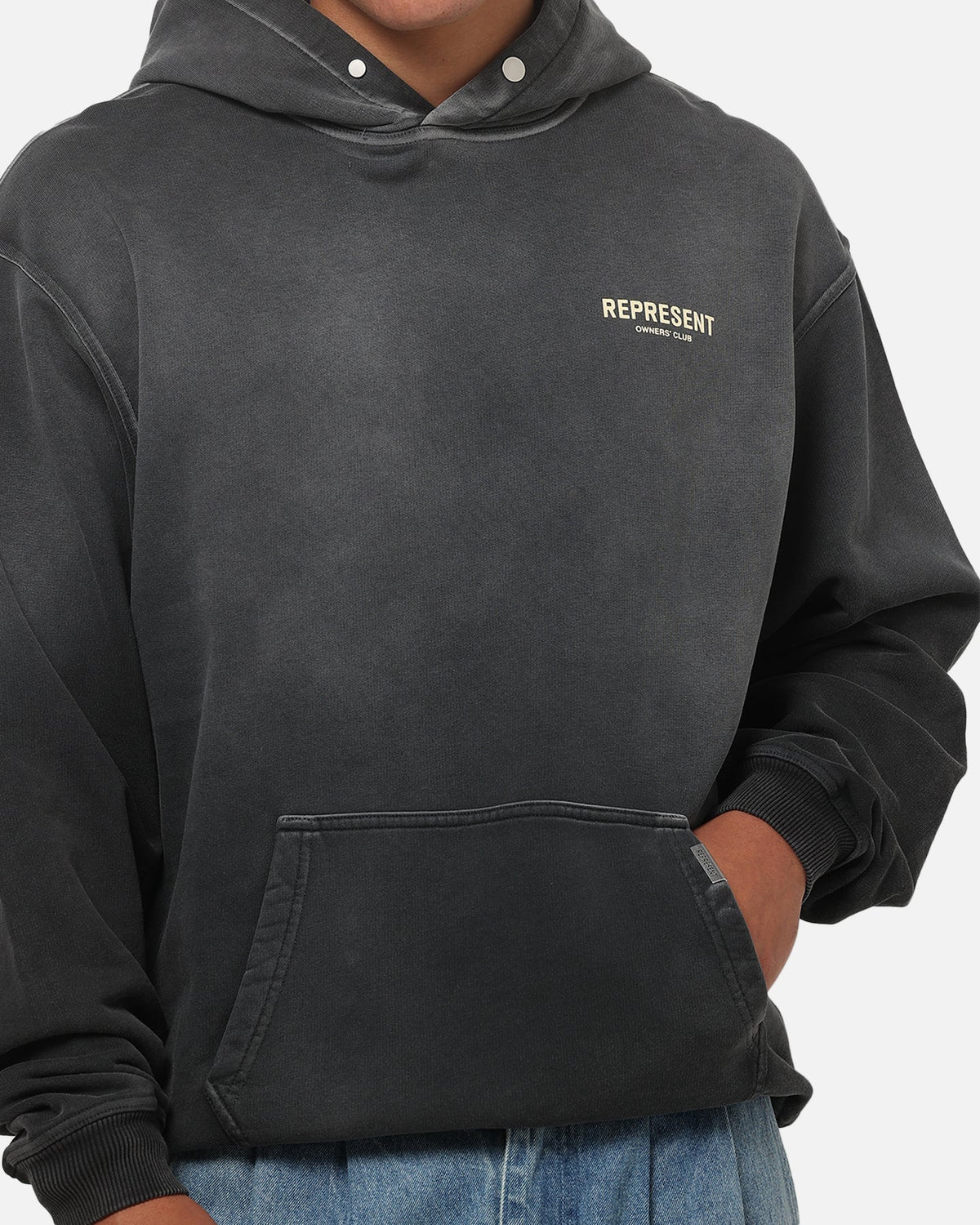 Represent Owners Club Hoodie Aged Black