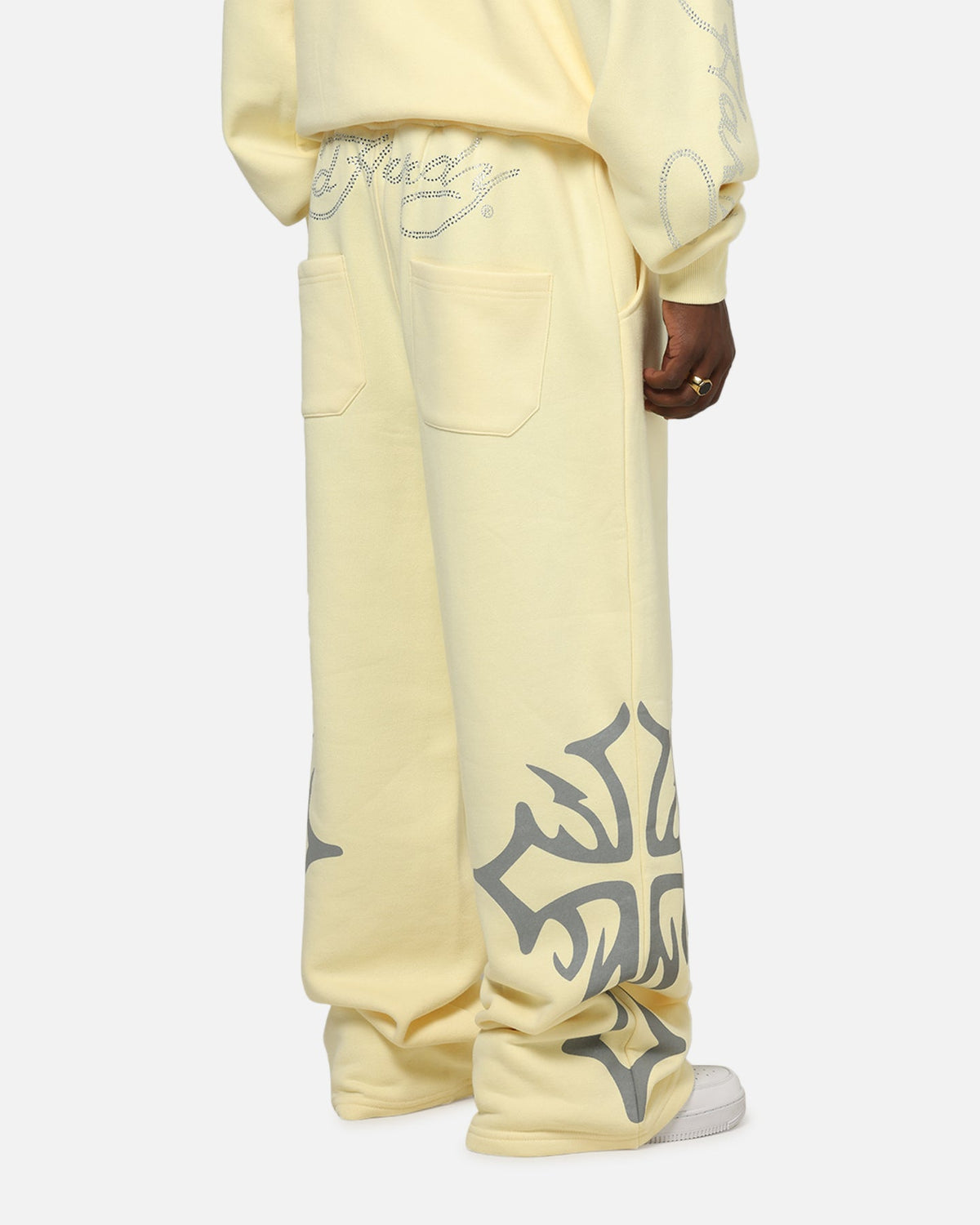 Ed Hardy Trinity Sweatpants Butter Yellow
