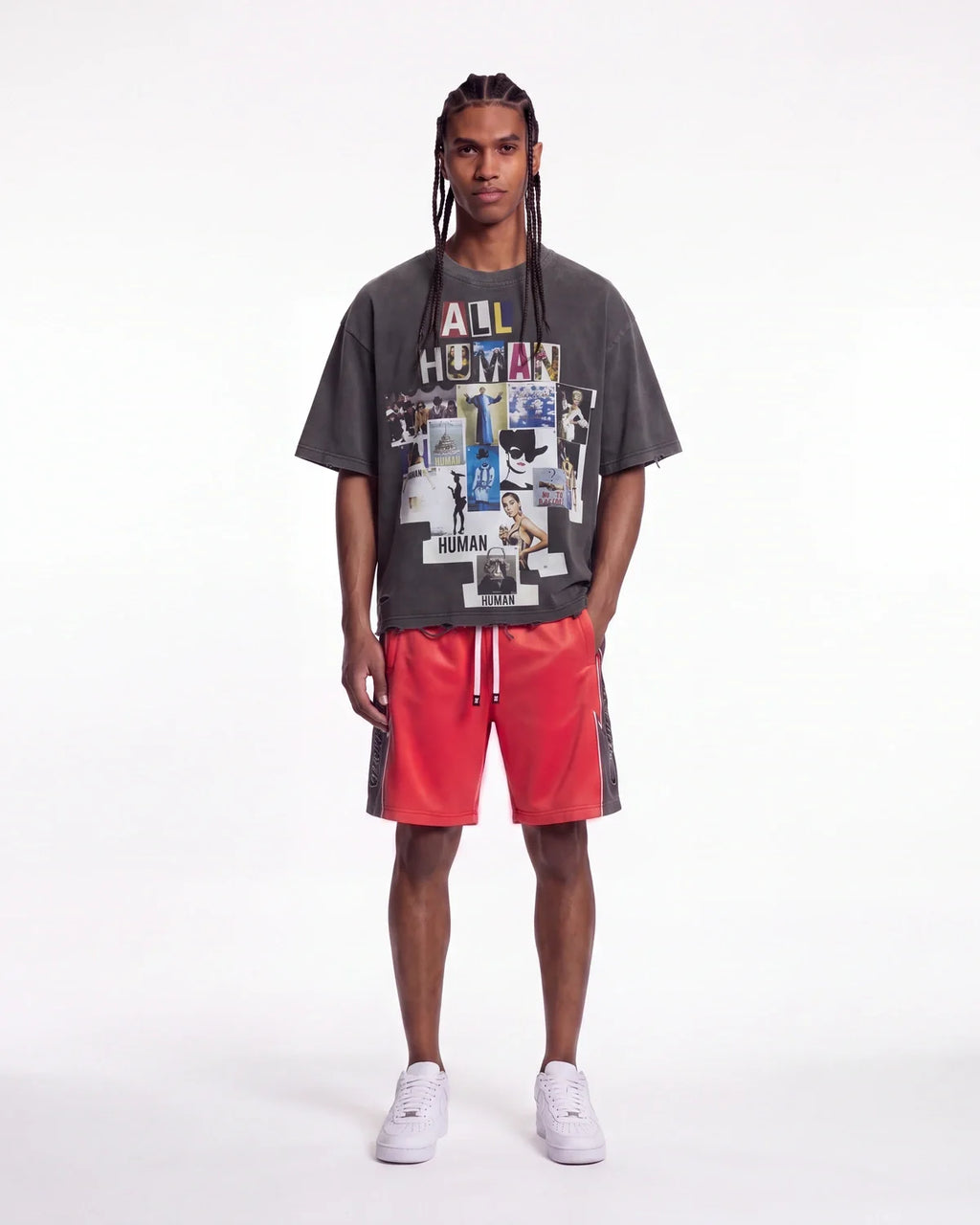 All Human Copy & Paste Tee Black