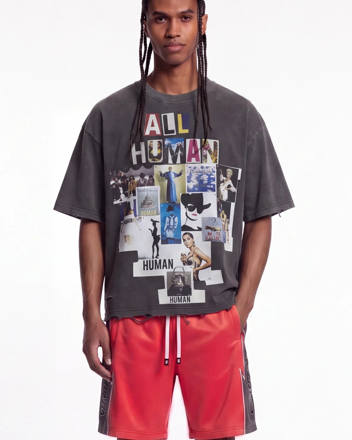 All Human Copy & Paste Tee Black