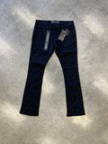 STYLO DIAMOND STUDDED DENIM  BLACK