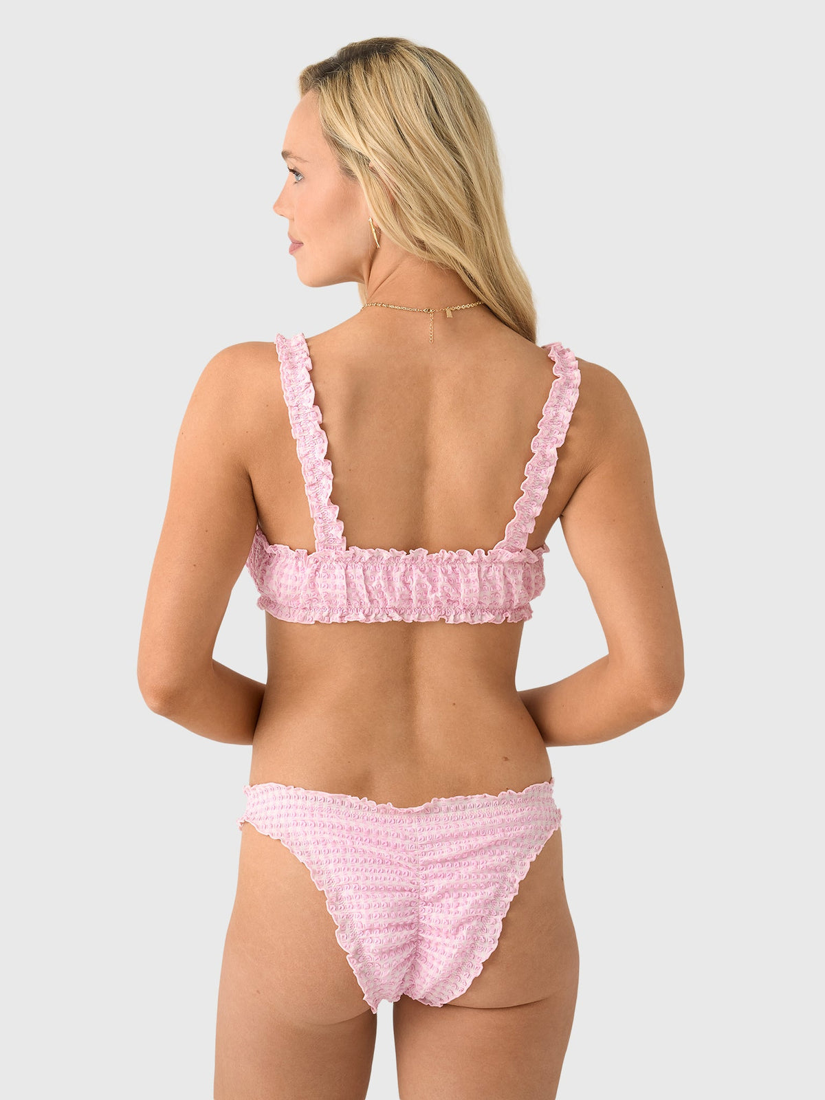 Simkhai Women's Evander Ruched Bikini Top