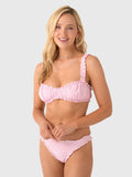 Simkhai Women's Evander Ruched Bikini Top