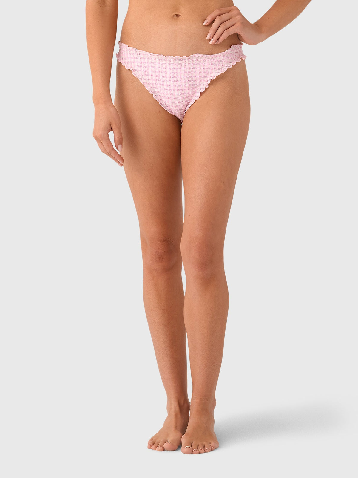 Simkhai Women's Maelie Ruched Bikini Bottom
