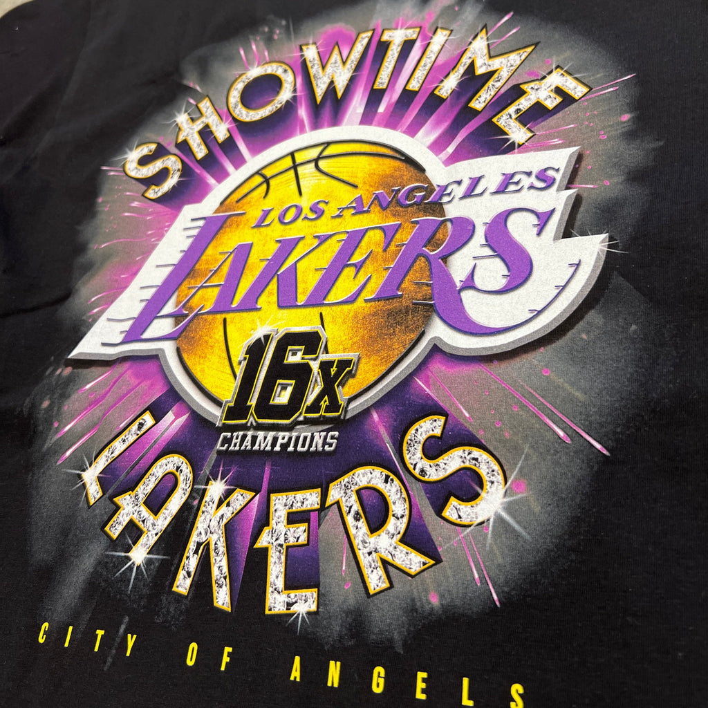 NBA SLAM COVER TEE LAKERS MAGIC JOHNSON BLACK