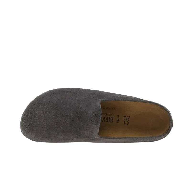 Birkenstock Amsterdam Wrapped Suede (Charcoal)