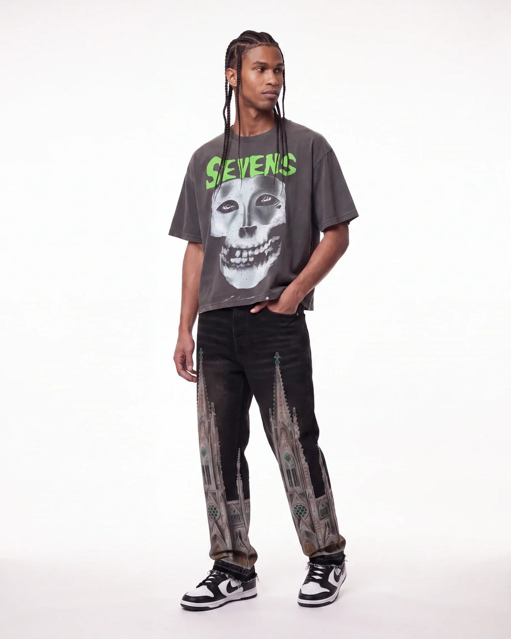 Triple Sevens Iron Face Tee Black