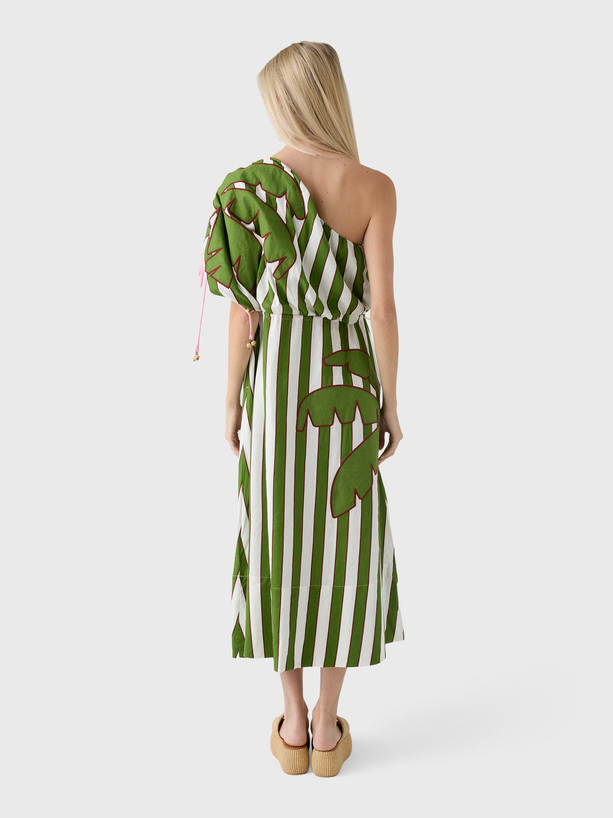 Farm Rio Women's One-Shoulder Midi Dress