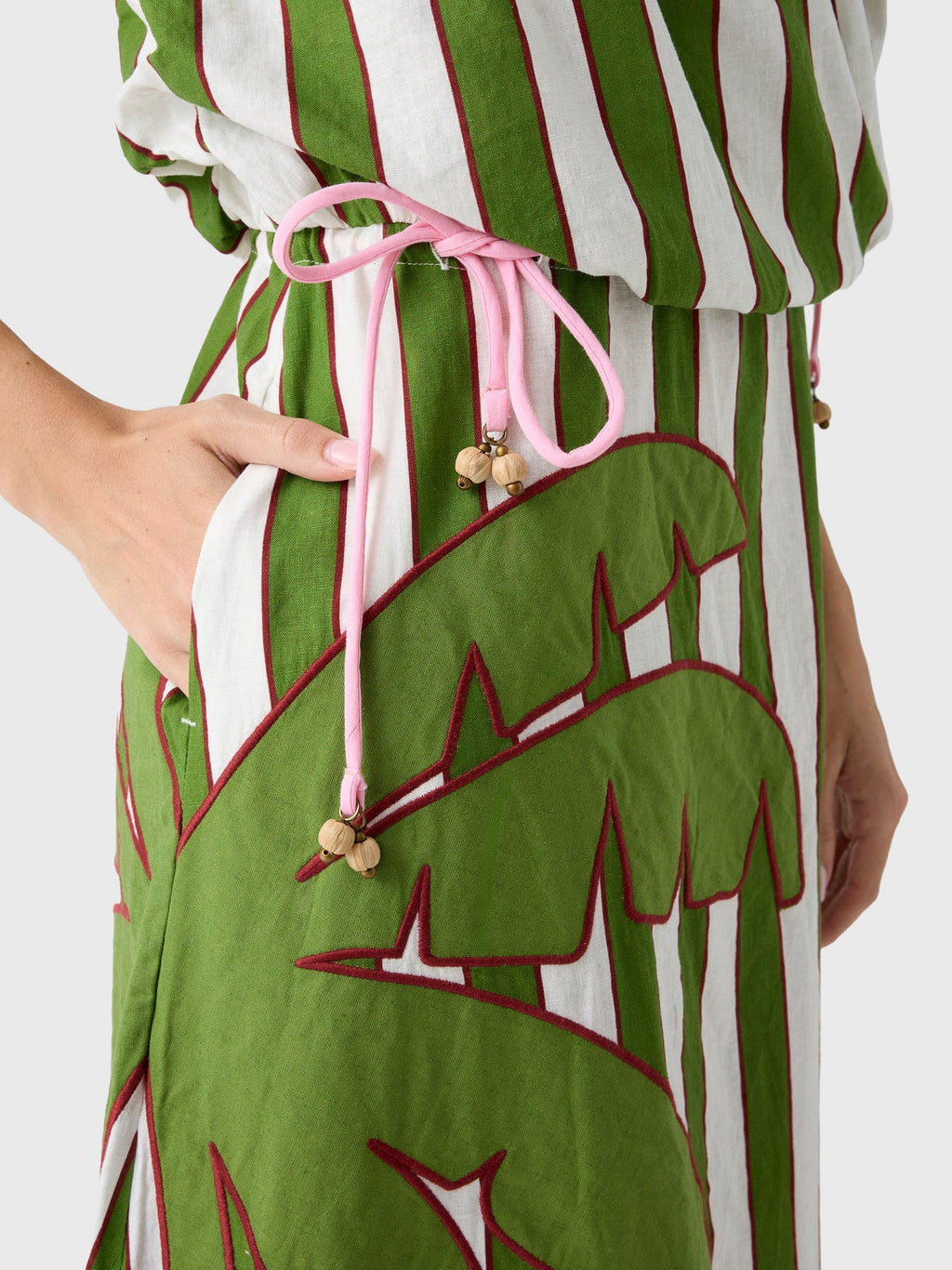 Farm Rio Women's One-Shoulder Midi Dress