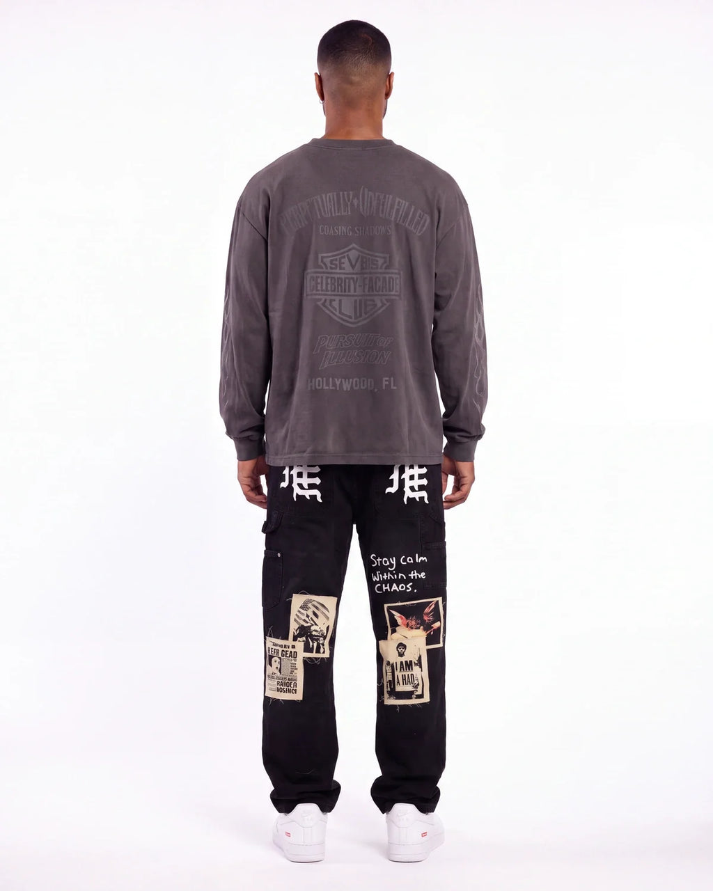 Triple Sevens Harley L/S Tee Black
