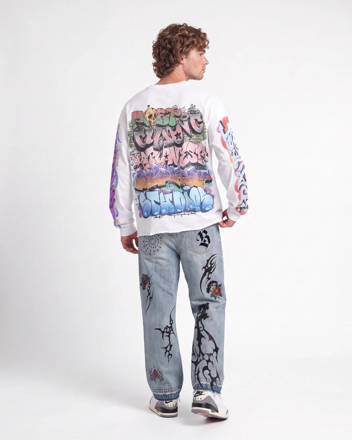 Bravest Studios Graf L/S Tee White