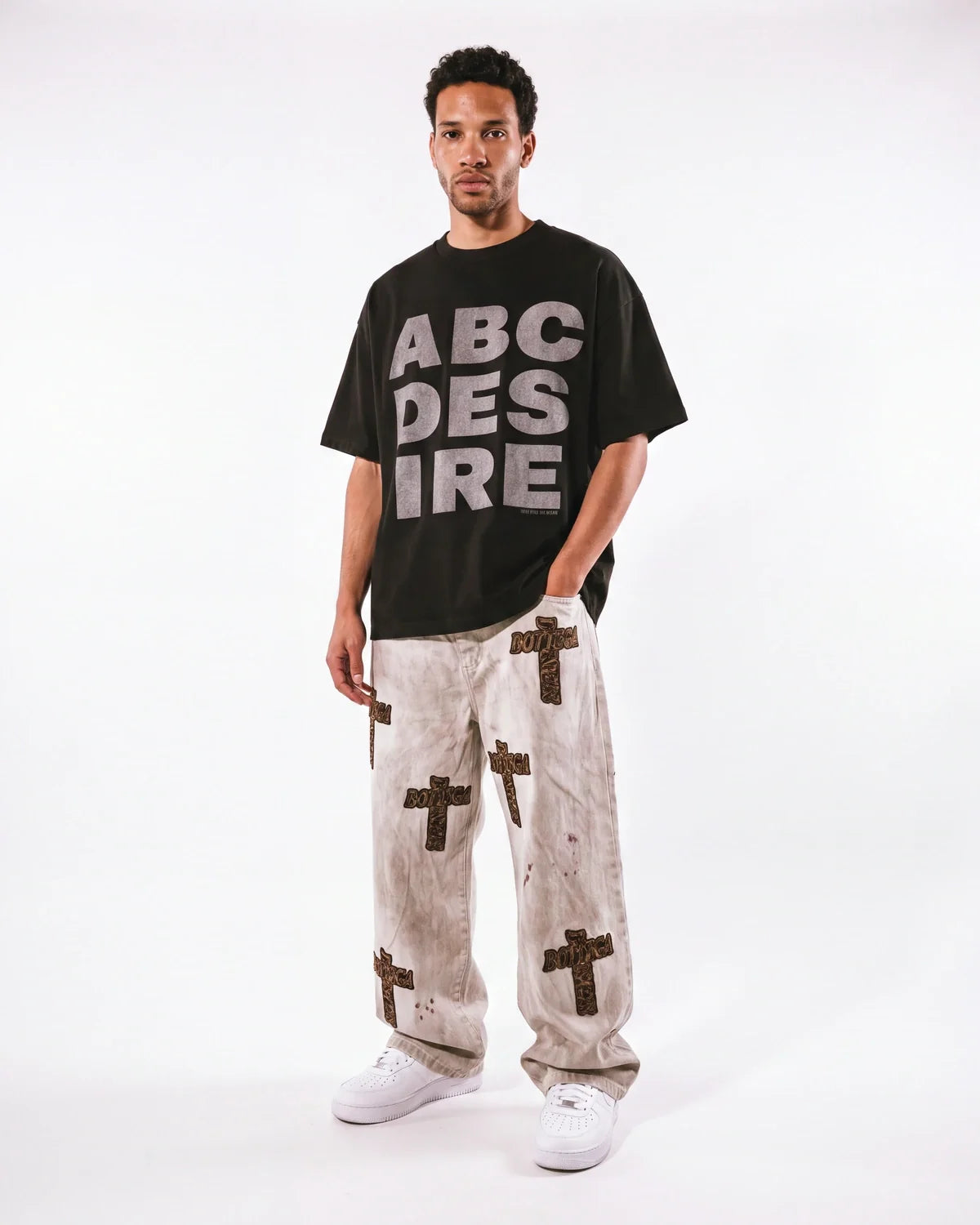 Bottega Desires ABC Desires Tee Black