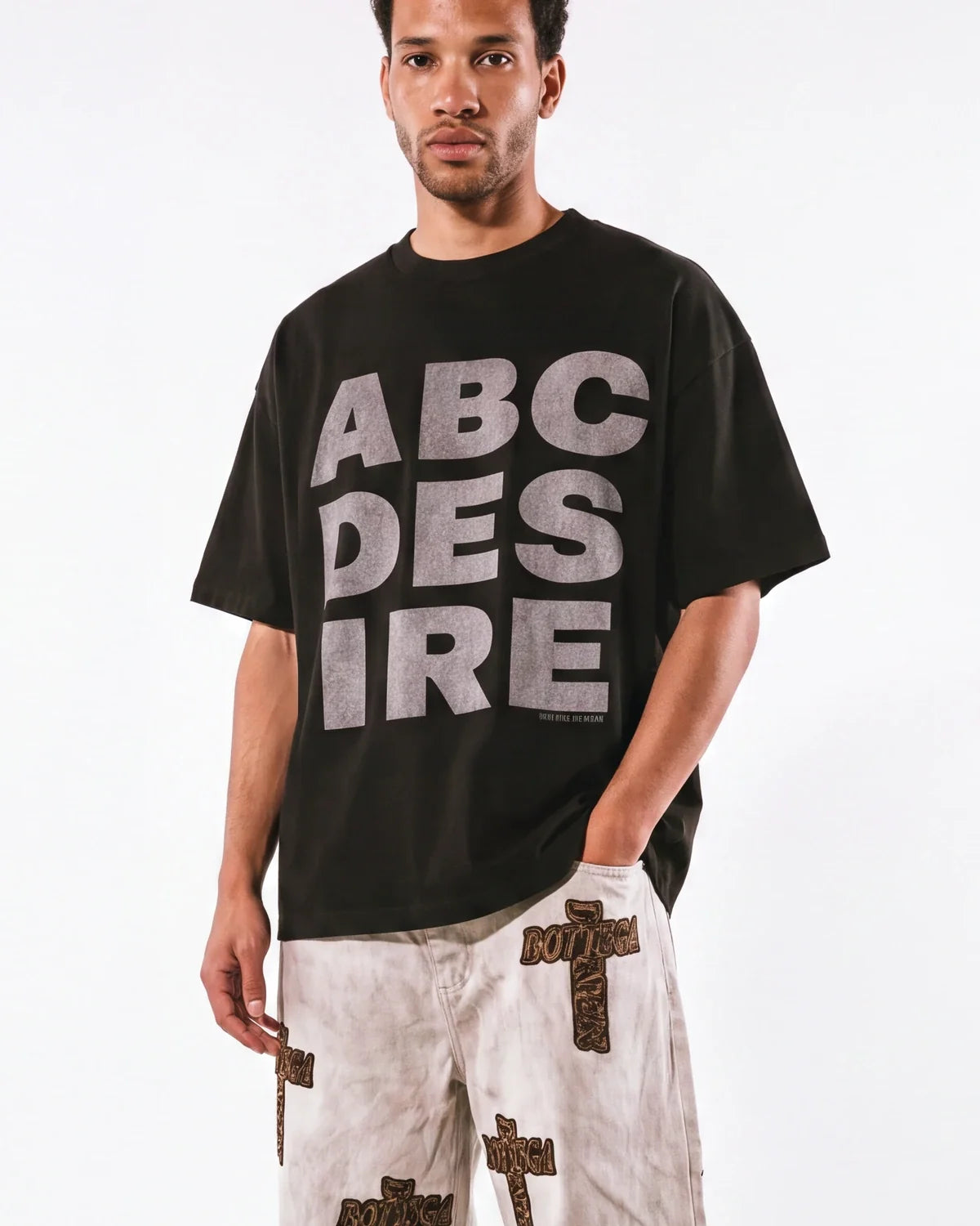 Bottega Desires ABC Desires Tee Black