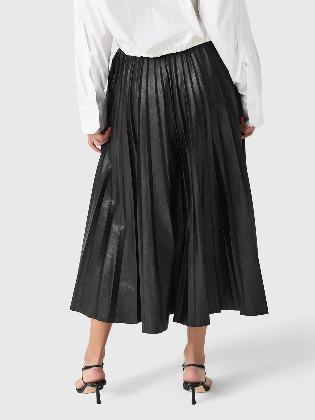 ALC Women's Etta Vegan Leather Midi Skirt