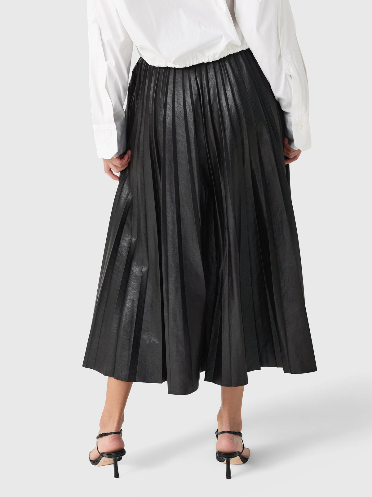 ALC Women's Etta Vegan Leather Midi Skirt