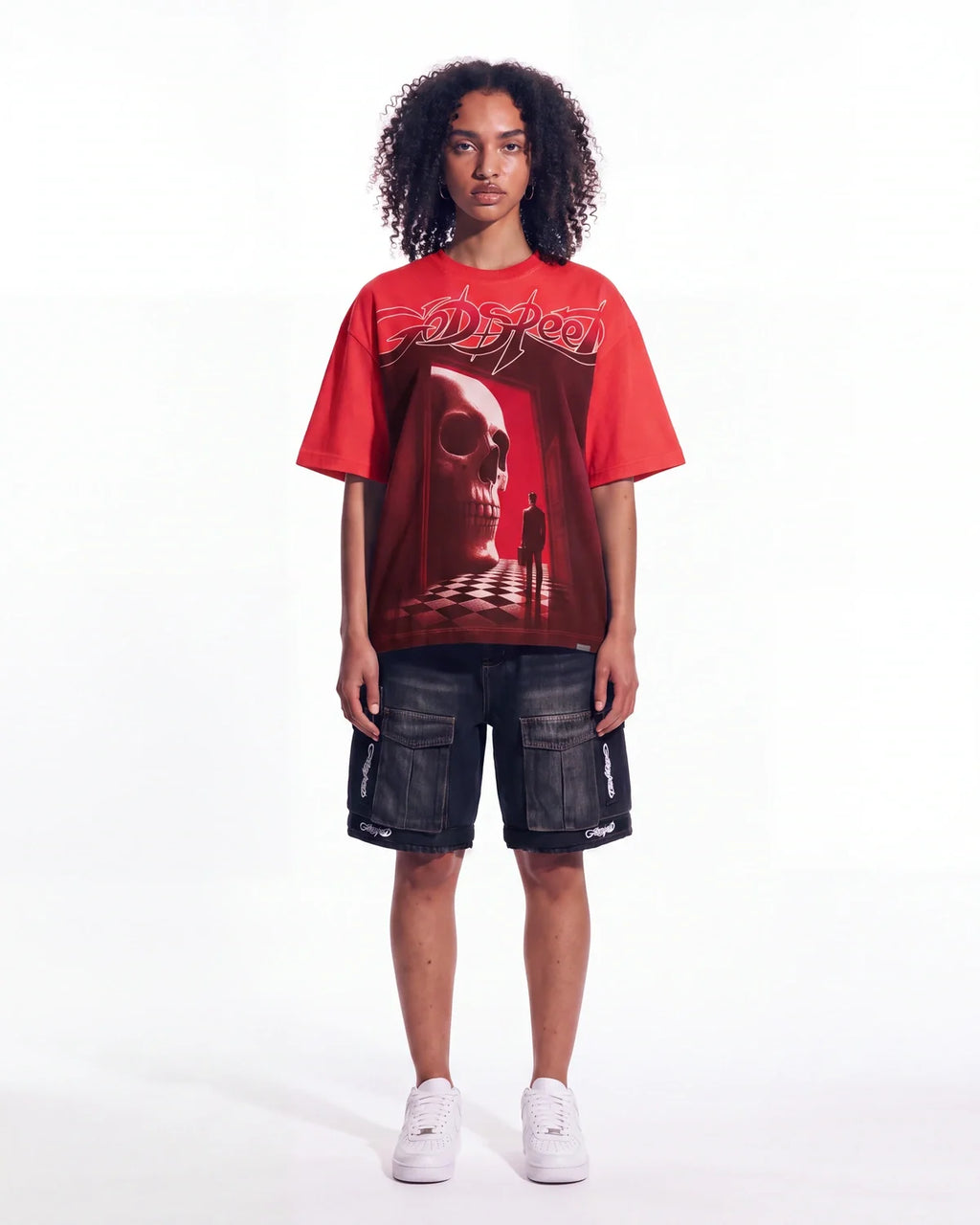 Godspeed Utility Denim Shorts Black