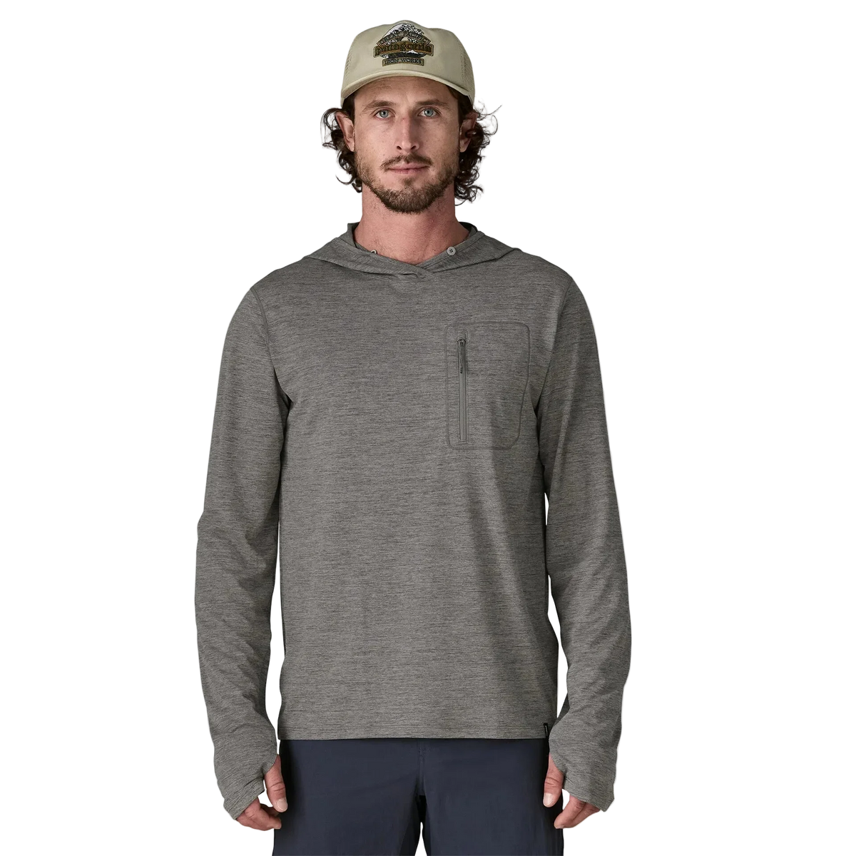 Men's Capilene® Cool Sun Hoody (Forge Grey)