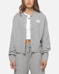 Adidas Women's Essentials Knit Cardigan Medium Grey Heather