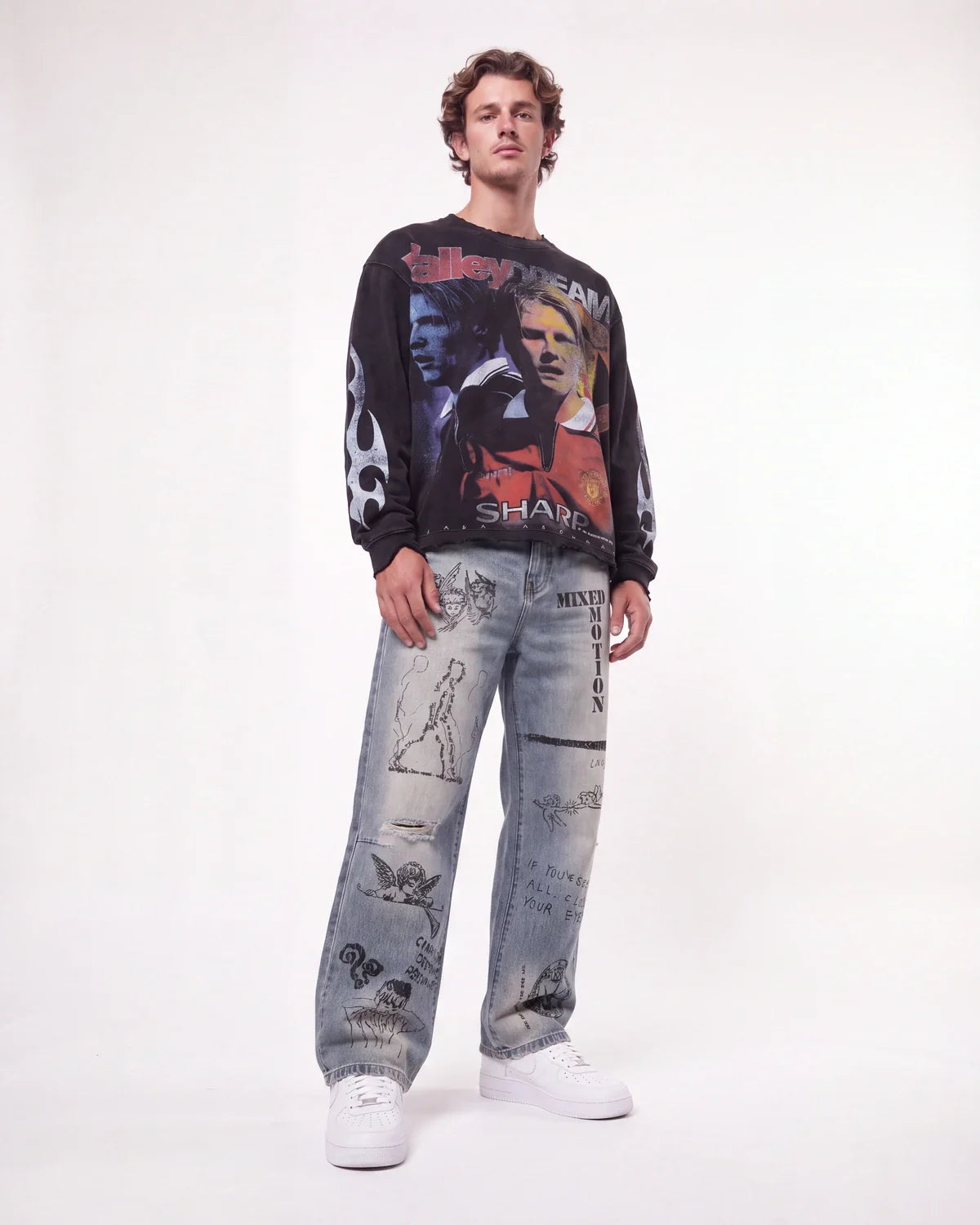Mixed Emotions Canvas Denim Blue