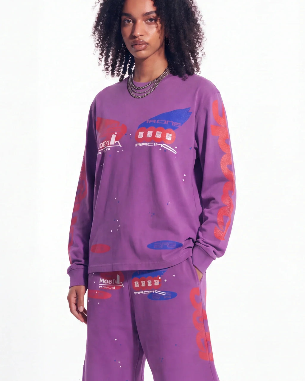 Sp5der Tire Tech L/S Tee Fuchsia Pink