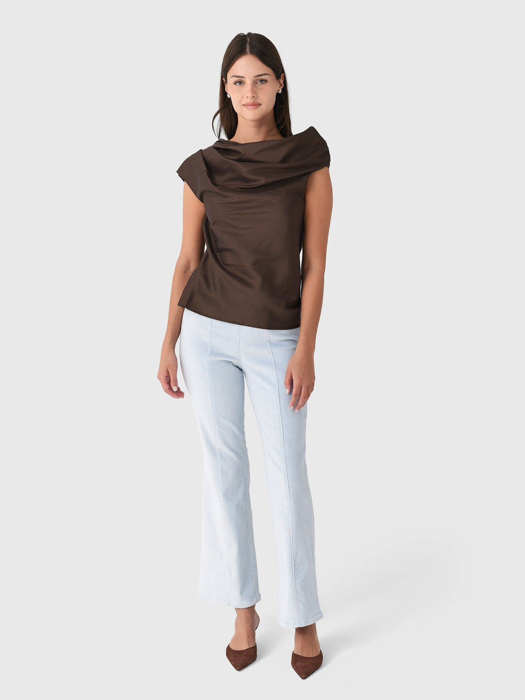 Simkhai Women's Vivia Draped Top