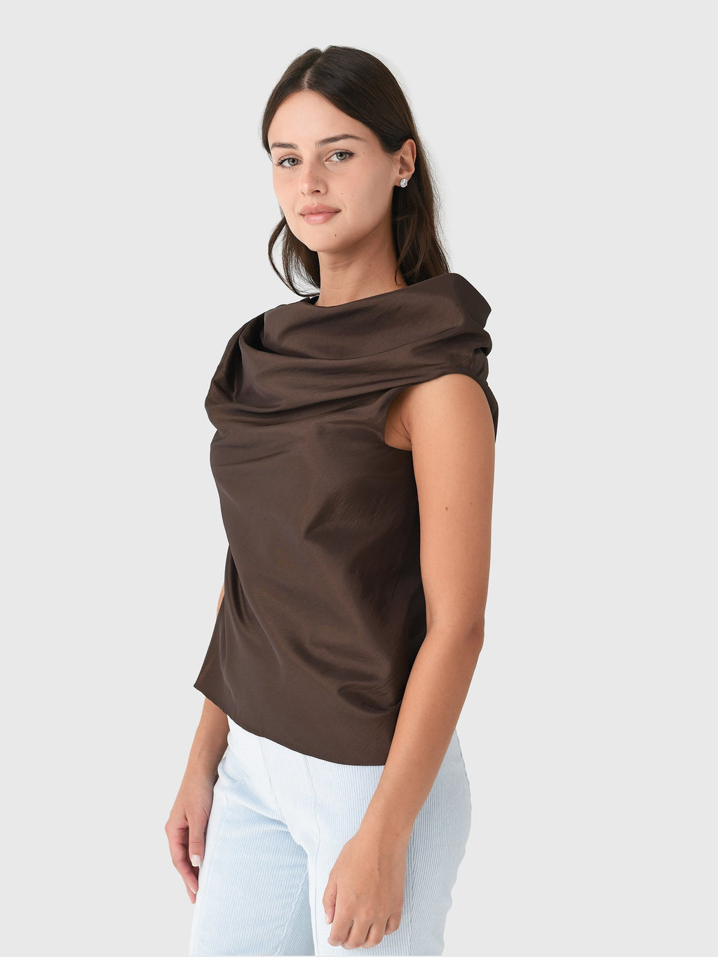Simkhai Women's Vivia Draped Top