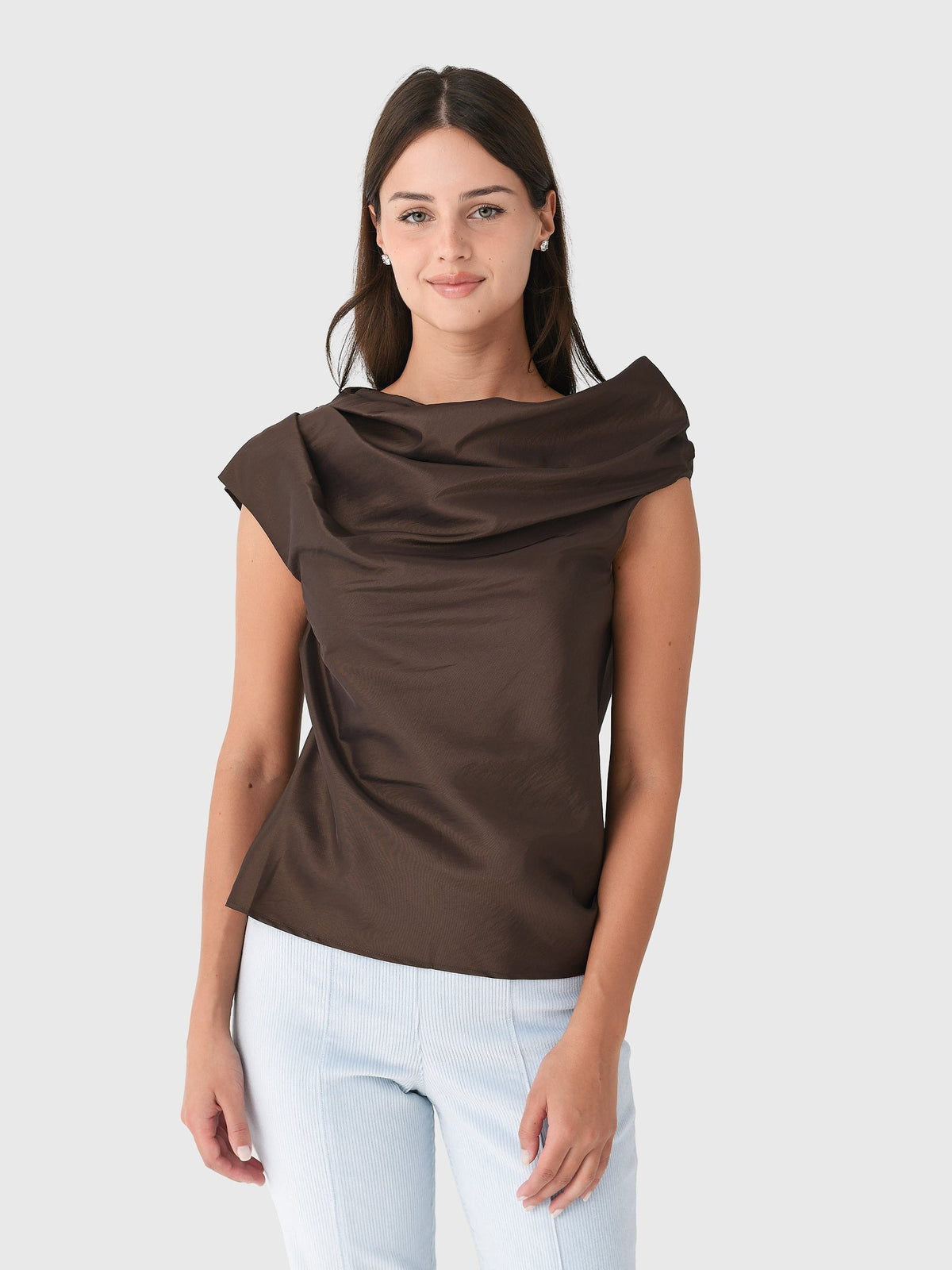 Simkhai Women's Vivia Draped Top