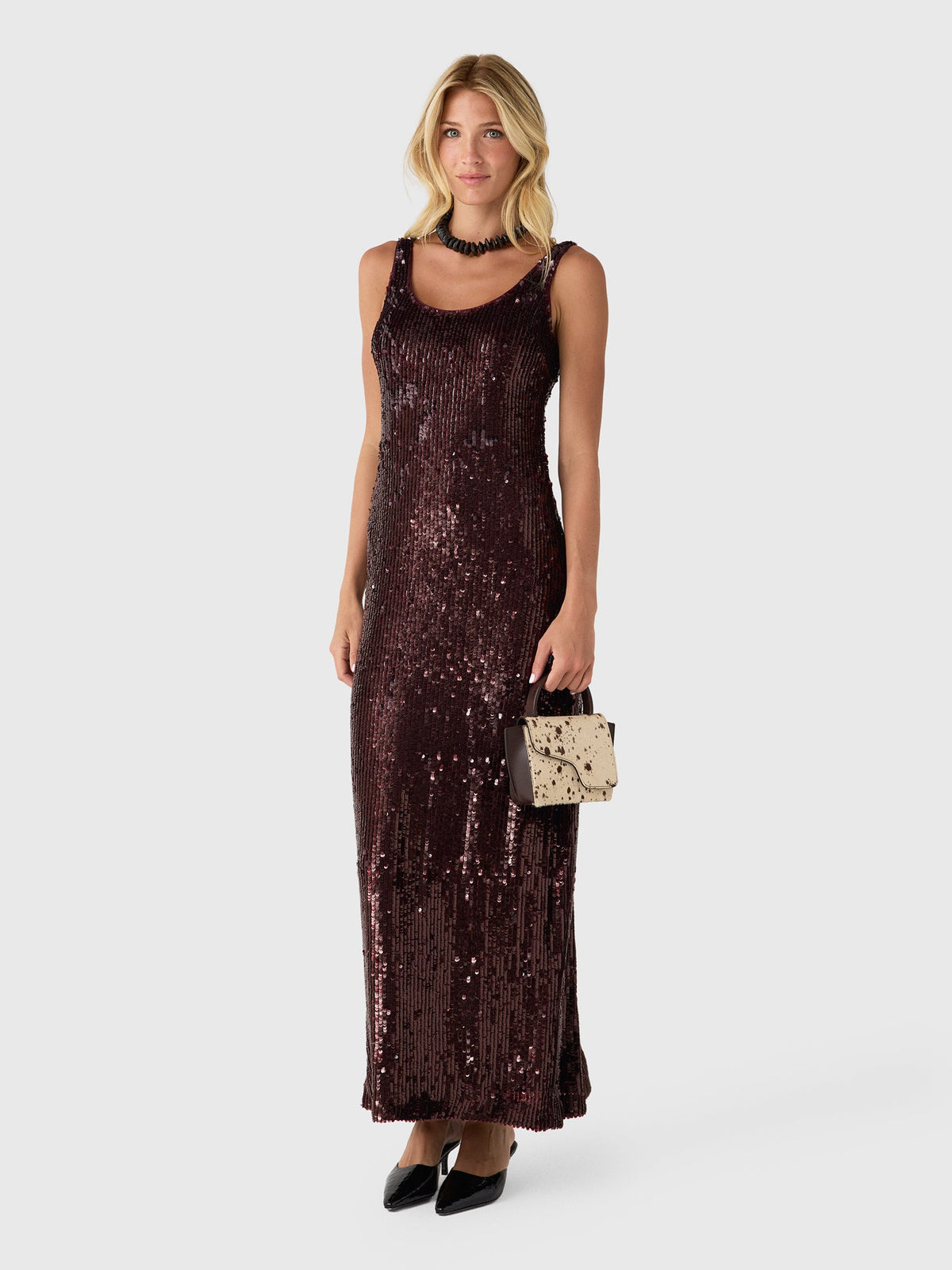 Simkhai Women's Bex Embellished Maxi Dress