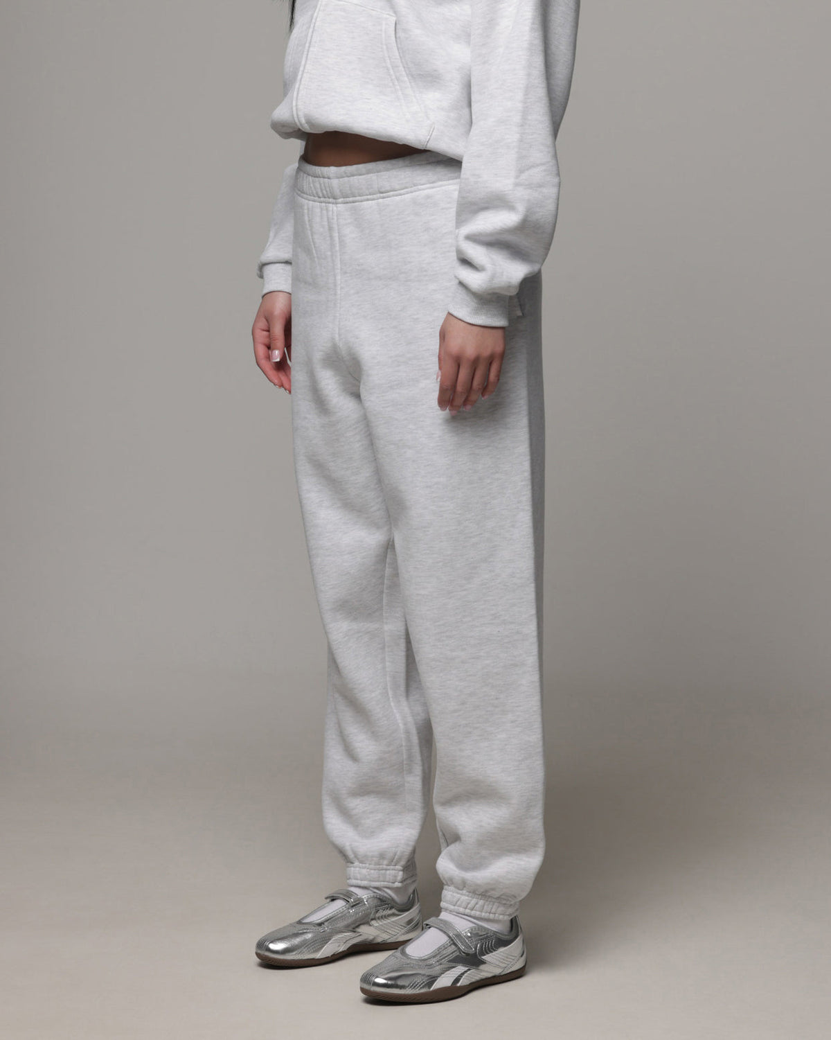 American Thrift Women's Cuffed Trackpants Grey Heather